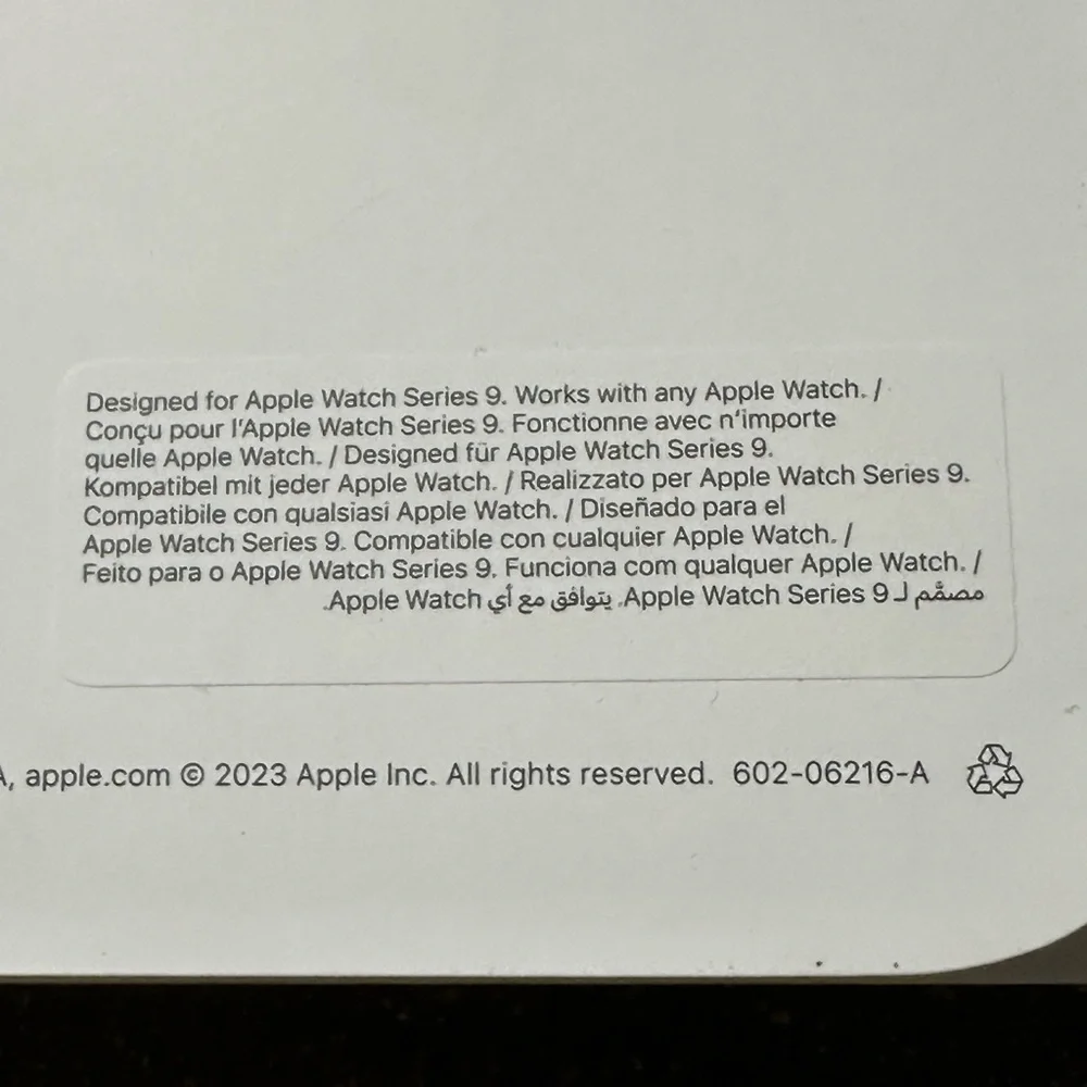 Apple Sport Band - Dark Grey New in Box